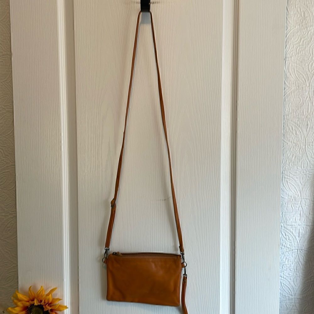 Cute Amerii Leather Crossbody and/or Clutch in good condition.